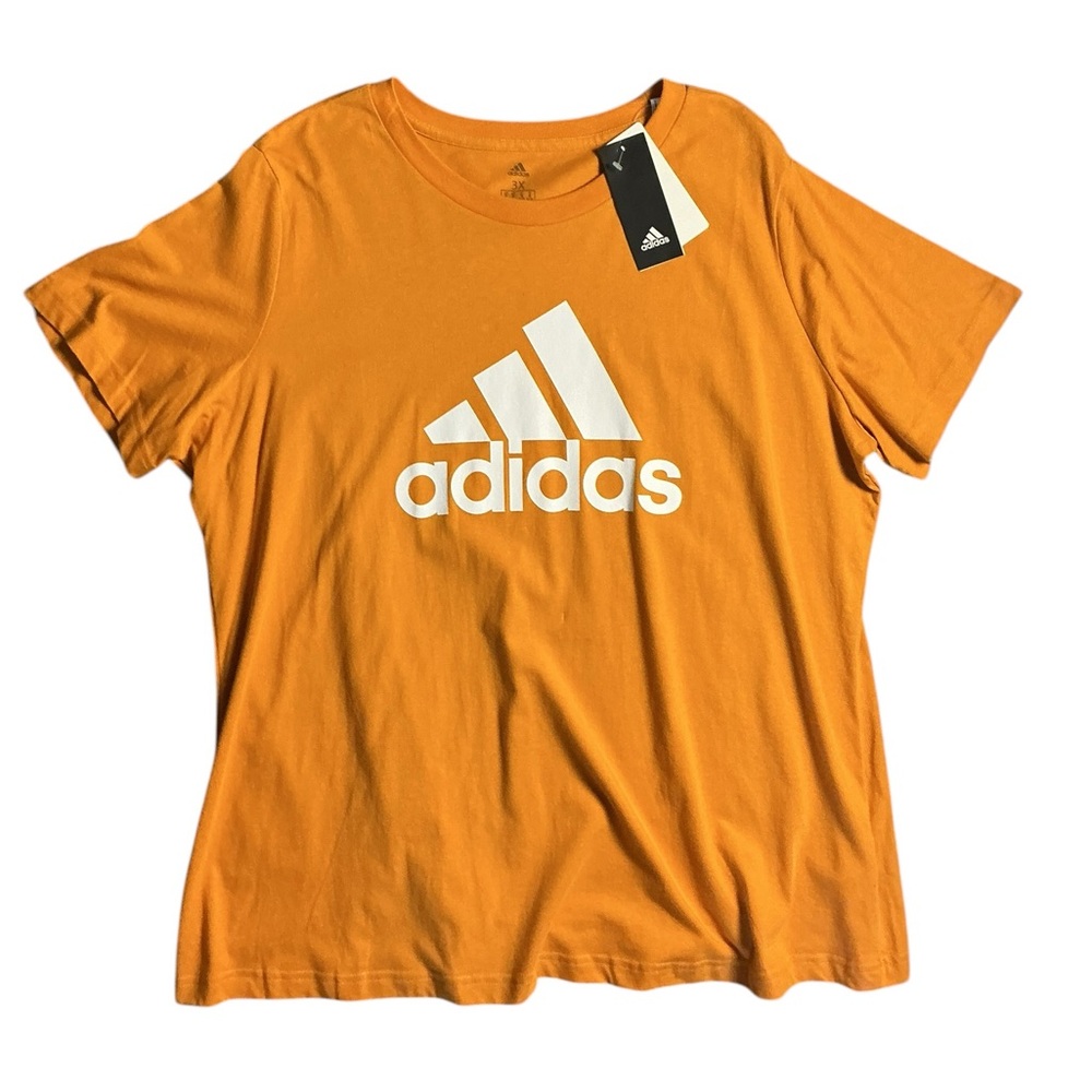 Adidas Orange Logo Tee NWT Size XL